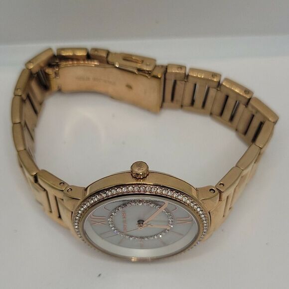 Michael Kors MK3961 Women's Rose Gold Stainless Steel Analog Dial Watch DE690 - Picture 7 of 10